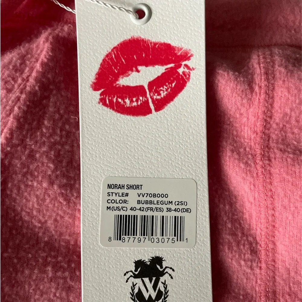 NWT Wildfox Norah Terry Lounge Shorts in Bubblegum
